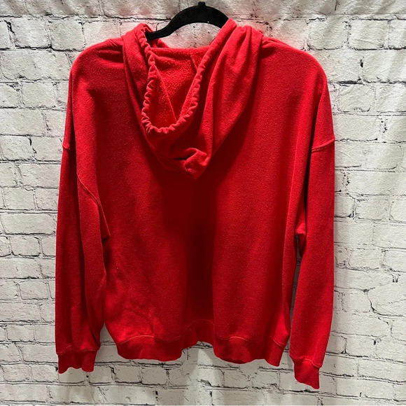 The Beatles Sgt Peppers Womens Red Graphic Hoodie Size XL - Picture 2 of 6